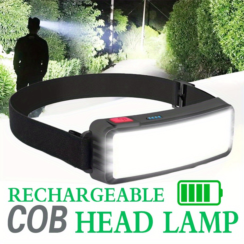 Fish Finder Battery - Leistungsstarke COB LED Scheinwerfer Typ-c Wiederaufladbare
