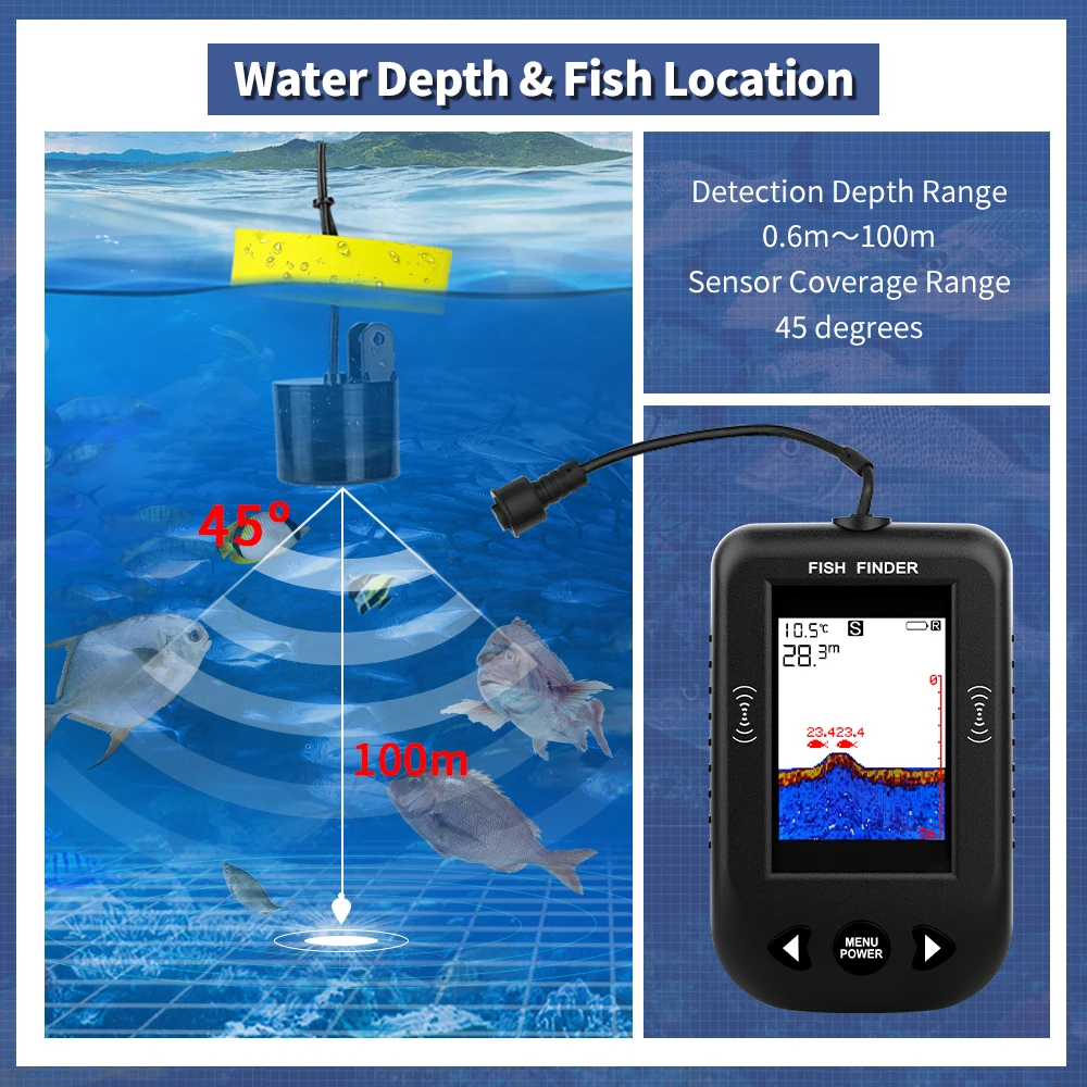 Erchang XF03 Fischfinder 45 Gr – Fish Finder Transducer Bewertung und Preis