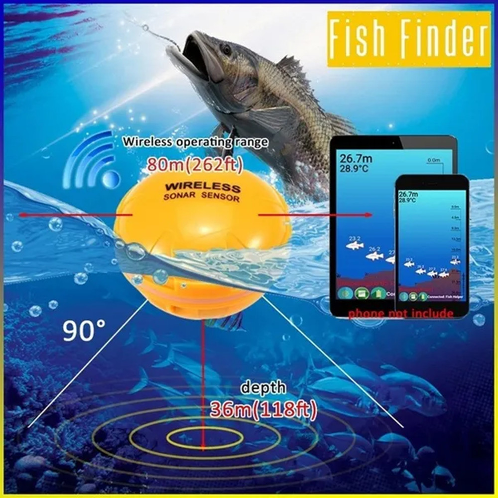 PUPOPAN 100M brandneuer Smartp – Fishing Depth Finder Bewertung und Preis