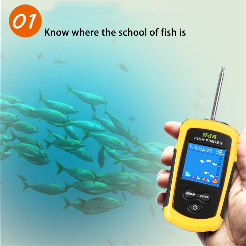 Drahtloser Sonar-Angeldetektor – Fishing Depth Finder Bewertung und Preis